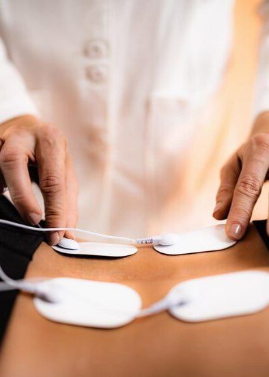 TENS (Transcutaneous Electrical Nerve Stimulation) Machine for pain relief and muscle relaxation at Health Plus Physiotherapy Clinic in Pune, Hinjewadi,  Marunji